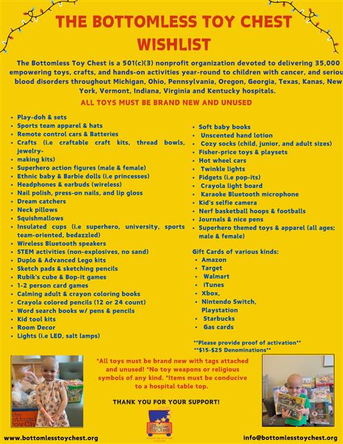 Holiday Toy Drive Flyer